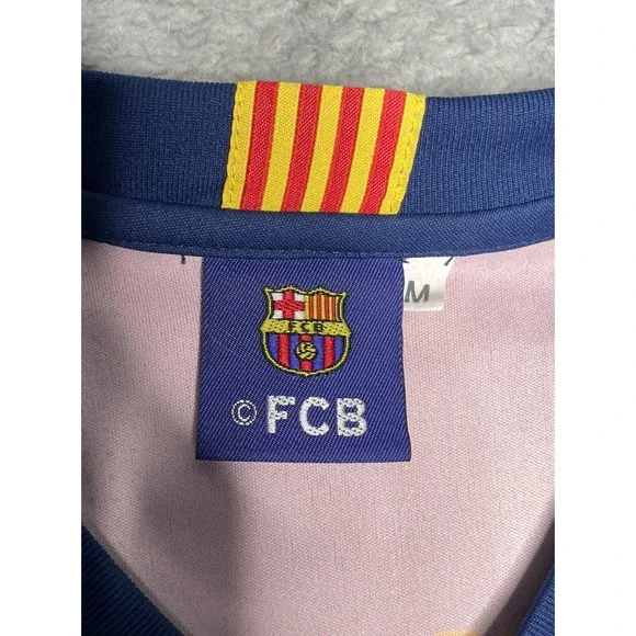 Barcelona FC 2012/13 Iniesta #8 Home Futbol Soccer Jersey‎ Qatar FCB Mens Medium